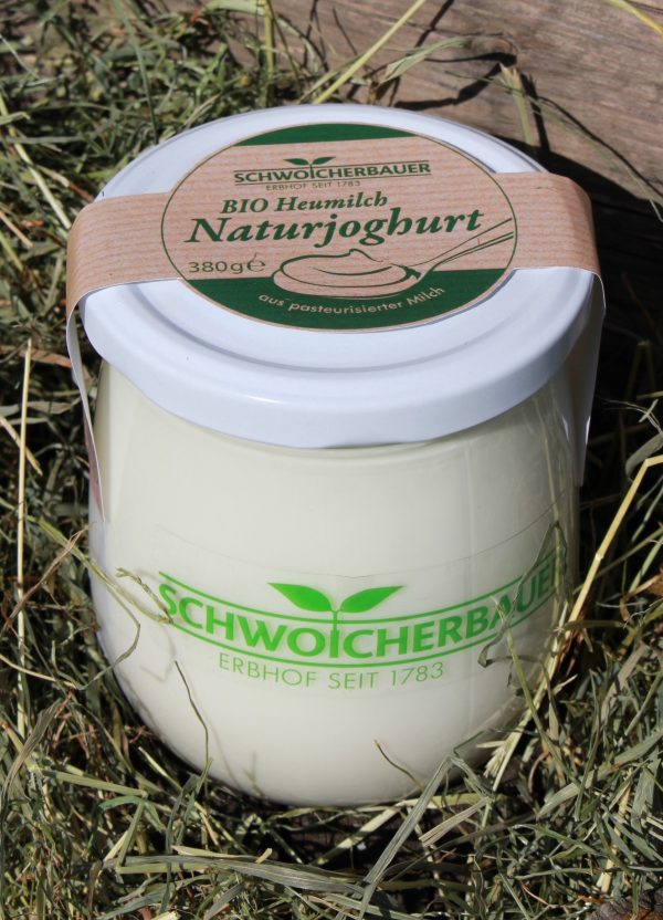 Bio Joghurt natur aus Heumilch inkl. € 1,00 Pfandglas